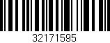 Código de barras (EAN, GTIN, SKU, ISBN): '32171595'