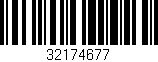 Código de barras (EAN, GTIN, SKU, ISBN): '32174677'