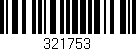 Código de barras (EAN, GTIN, SKU, ISBN): '321753'