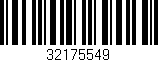 Código de barras (EAN, GTIN, SKU, ISBN): '32175549'