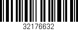 Código de barras (EAN, GTIN, SKU, ISBN): '32176632'