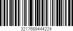 Código de barras (EAN, GTIN, SKU, ISBN): '3217689444224'