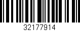 Código de barras (EAN, GTIN, SKU, ISBN): '32177914'