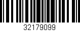 Código de barras (EAN, GTIN, SKU, ISBN): '32179099'