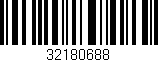 Código de barras (EAN, GTIN, SKU, ISBN): '32180688'