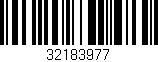 Código de barras (EAN, GTIN, SKU, ISBN): '32183977'