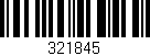 Código de barras (EAN, GTIN, SKU, ISBN): '321845'