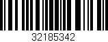 Código de barras (EAN, GTIN, SKU, ISBN): '32185342'
