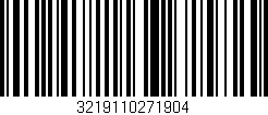 Código de barras (EAN, GTIN, SKU, ISBN): '3219110271904'