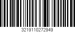 Código de barras (EAN, GTIN, SKU, ISBN): '3219110272949'