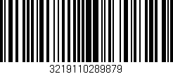 Código de barras (EAN, GTIN, SKU, ISBN): '3219110289879'