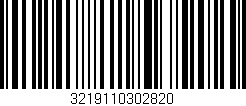 Código de barras (EAN, GTIN, SKU, ISBN): '3219110302820'