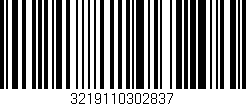 Código de barras (EAN, GTIN, SKU, ISBN): '3219110302837'
