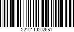 Código de barras (EAN, GTIN, SKU, ISBN): '3219110302851'