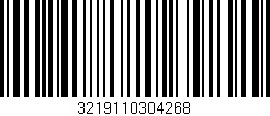 Código de barras (EAN, GTIN, SKU, ISBN): '3219110304268'