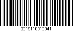Código de barras (EAN, GTIN, SKU, ISBN): '3219110312041'