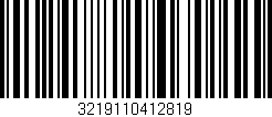 Código de barras (EAN, GTIN, SKU, ISBN): '3219110412819'