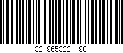 Código de barras (EAN, GTIN, SKU, ISBN): '3219653221190'
