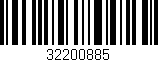 Código de barras (EAN, GTIN, SKU, ISBN): '32200885'
