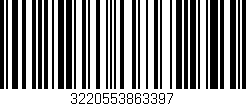 Código de barras (EAN, GTIN, SKU, ISBN): '3220553863397'