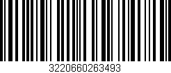 Código de barras (EAN, GTIN, SKU, ISBN): '3220660263493'