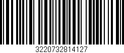 Código de barras (EAN, GTIN, SKU, ISBN): '3220732814127'