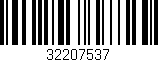 Código de barras (EAN, GTIN, SKU, ISBN): '32207537'