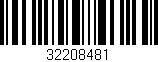 Código de barras (EAN, GTIN, SKU, ISBN): '32208481'