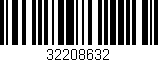 Código de barras (EAN, GTIN, SKU, ISBN): '32208632'