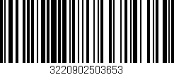 Código de barras (EAN, GTIN, SKU, ISBN): '3220902503653'