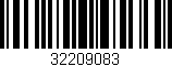 Código de barras (EAN, GTIN, SKU, ISBN): '32209083'