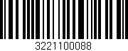 Código de barras (EAN, GTIN, SKU, ISBN): '3221100088'