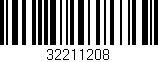 Código de barras (EAN, GTIN, SKU, ISBN): '32211208'