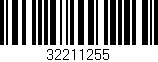 Código de barras (EAN, GTIN, SKU, ISBN): '32211255'