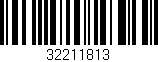 Código de barras (EAN, GTIN, SKU, ISBN): '32211813'