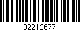 Código de barras (EAN, GTIN, SKU, ISBN): '32212677'