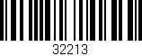 Código de barras (EAN, GTIN, SKU, ISBN): '32213'