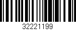 Código de barras (EAN, GTIN, SKU, ISBN): '32221199'