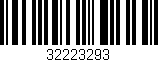 Código de barras (EAN, GTIN, SKU, ISBN): '32223293'