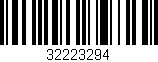 Código de barras (EAN, GTIN, SKU, ISBN): '32223294'