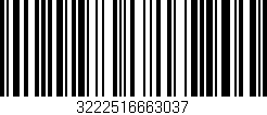 Código de barras (EAN, GTIN, SKU, ISBN): '3222516663037'