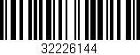 Código de barras (EAN, GTIN, SKU, ISBN): '32226144'
