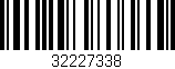 Código de barras (EAN, GTIN, SKU, ISBN): '32227338'