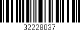 Código de barras (EAN, GTIN, SKU, ISBN): '32228037'