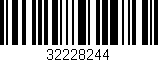 Código de barras (EAN, GTIN, SKU, ISBN): '32228244'