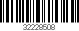 Código de barras (EAN, GTIN, SKU, ISBN): '32228508'