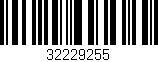 Código de barras (EAN, GTIN, SKU, ISBN): '32229255'