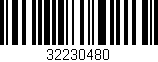 Código de barras (EAN, GTIN, SKU, ISBN): '32230480'