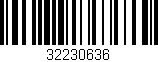 Código de barras (EAN, GTIN, SKU, ISBN): '32230636'