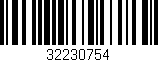 Código de barras (EAN, GTIN, SKU, ISBN): '32230754'